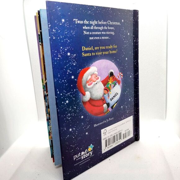 "Daniel" personalized Hardcover "Twas the Night Before Christmas" Story Book - Picture 2 of 2